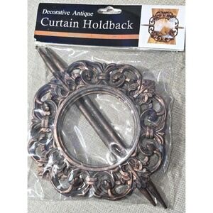 Decorative Antique Curtain Holdbacks Set of 2 NIP Vintage Home‎ Decor 🪟✨